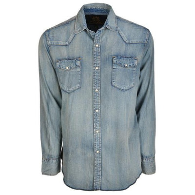 Men's Denim Snap Shirt