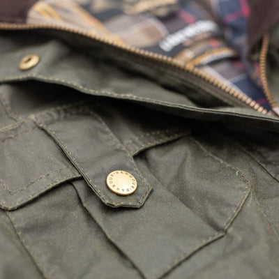 Women's Barbour Lightweight Defense Waxed Cotton Jacket