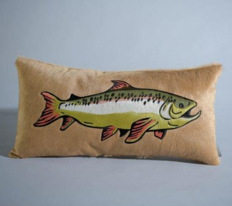 Trout Pillow - Maple
