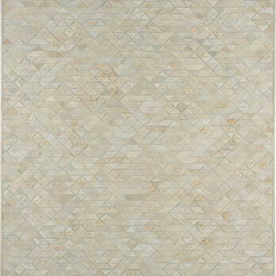 9' x 12' Area Rug - Cream Geometric