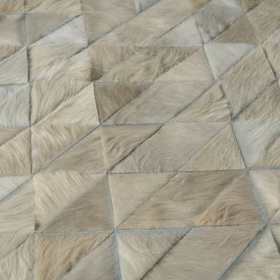 9' x 12' Area Rug - Cream Geometric