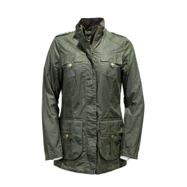 Women's Barbour Lightweight Defense Waxed Cotton Jacket