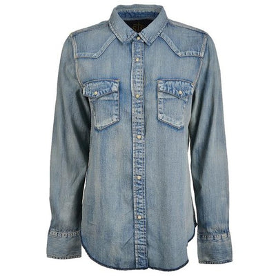 Women's Denim Snap Shirt