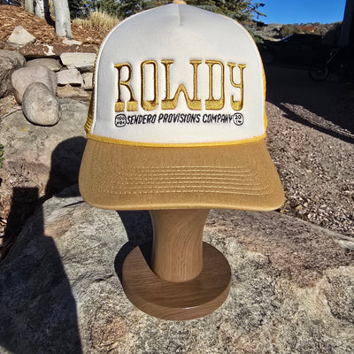 Sendero ROWDY Embroidered Trucker Cap