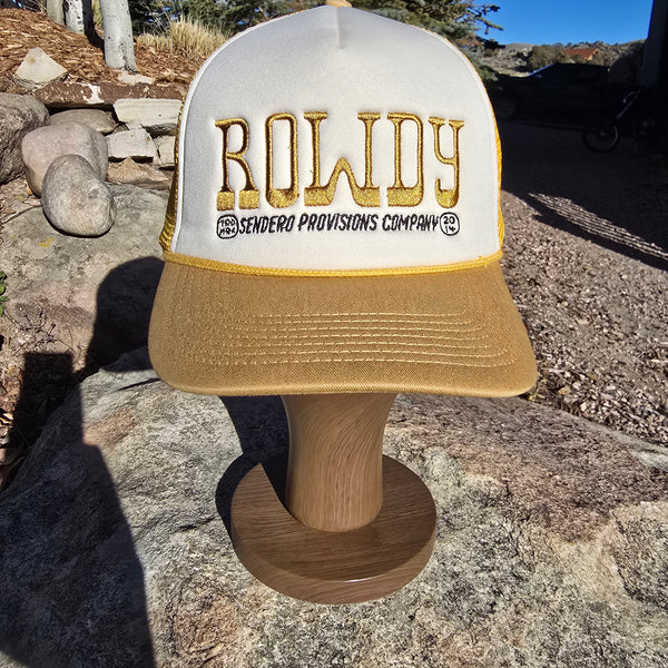 Sendero ROWDY Embroidered Trucker Cap