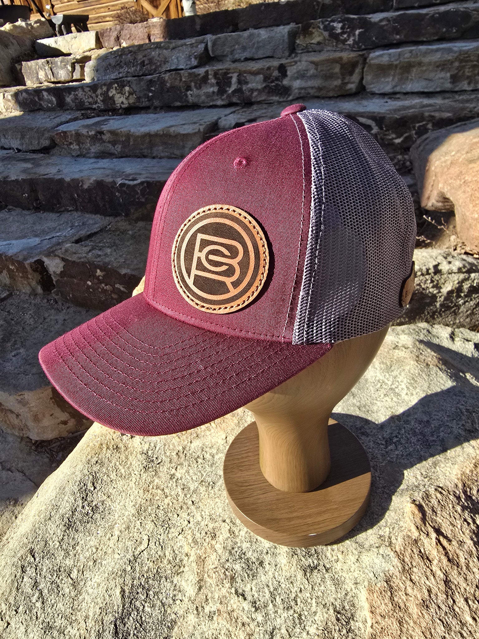 Brush Creek Leather Branded Patch Cap