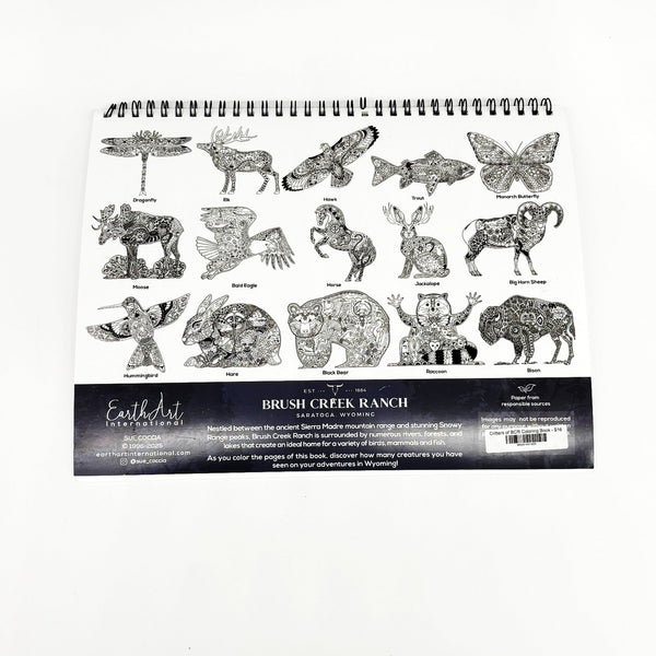 Critters of Brush Creek Ranch Coloring Book