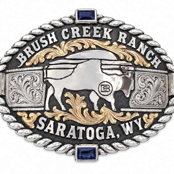Benchmark Belt Buckle - BCR Bison