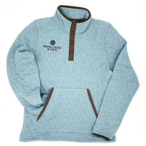 Women's Quilted Snap Pullover