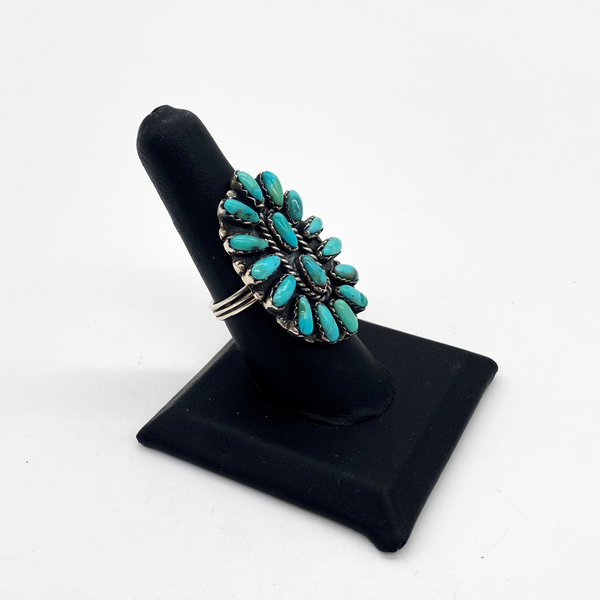 Petite Point Turquoise Ring