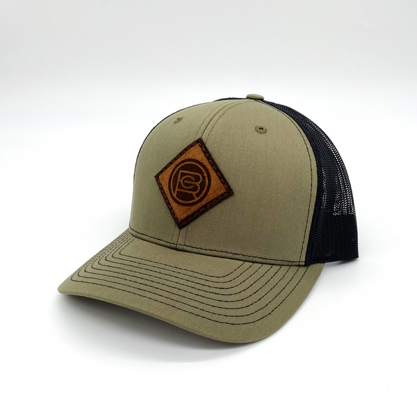 Rough Out Leather Patch Trucker