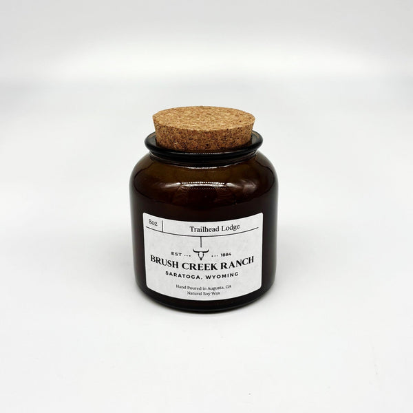 Trailhead Lodge Apothecary Glass Candle