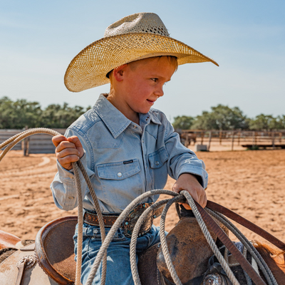 Lil' Wrangler's Denim Snap Shirt
