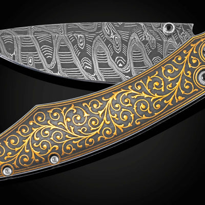 Golden Vine Pocket Knife