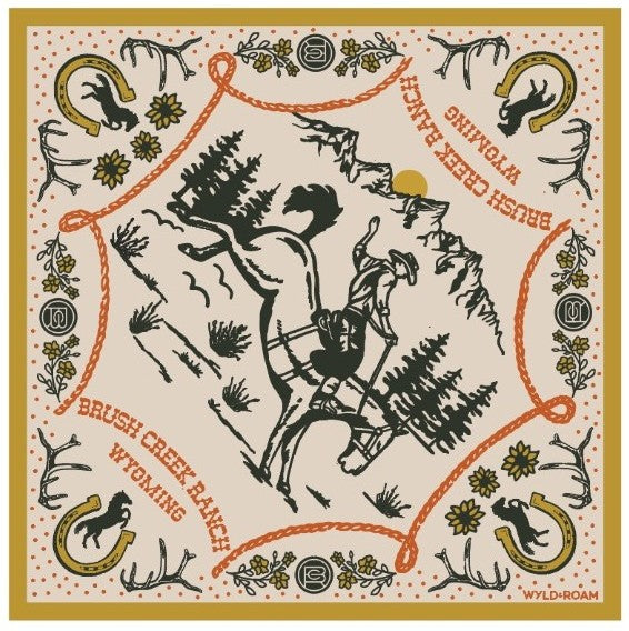 BCR Cotton Bandana - Yellow