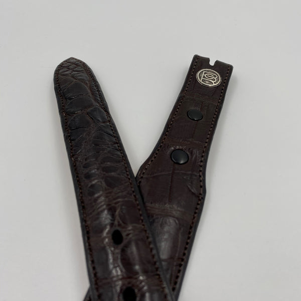 1.25″ Premium American Alligator Belt - BROWN