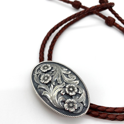 Floral Engraved Bolo