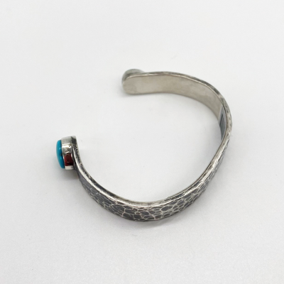 Hammered Sterling Silver Bracelet