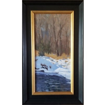 “Encampment River Blues”  Original Oil Painting