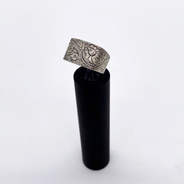 Sterling Silver Hand-Engraved Ring