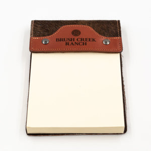 Cowhide Leather Notepad