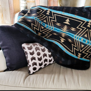 Blue Zuni Printed Blanket