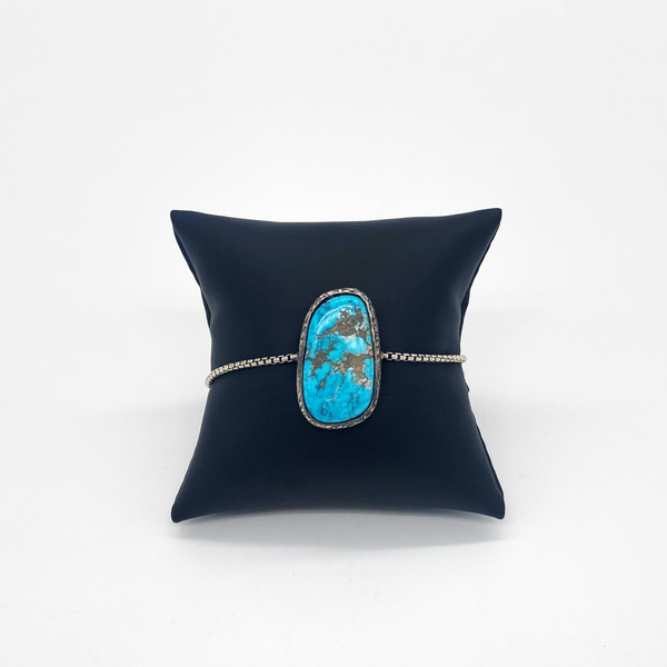 Kingman Turquoise Slide Bracelet
